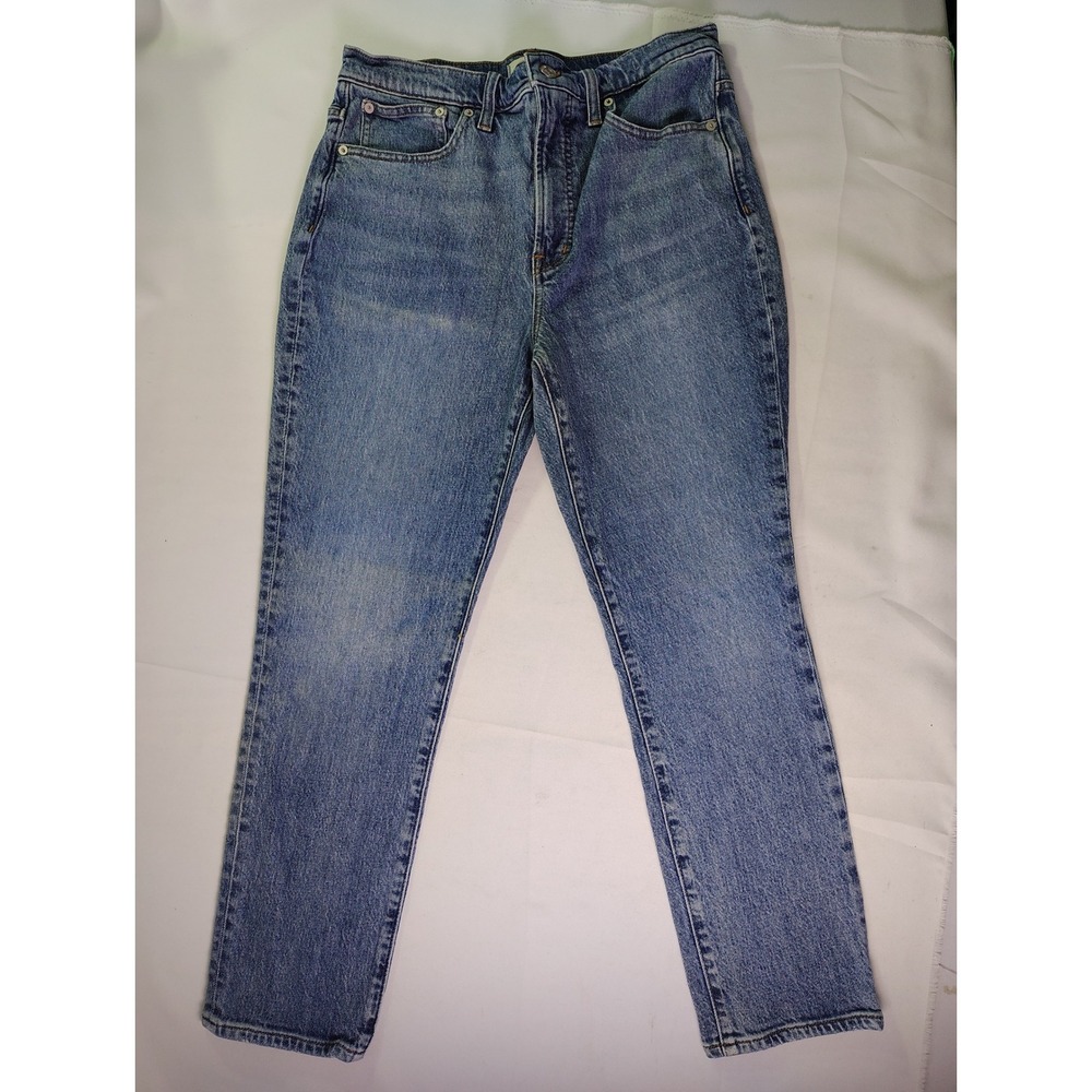 Madewell The Perfect Vintage Jean High Rise Tapered Leg Blue Mom Jeans Size 29